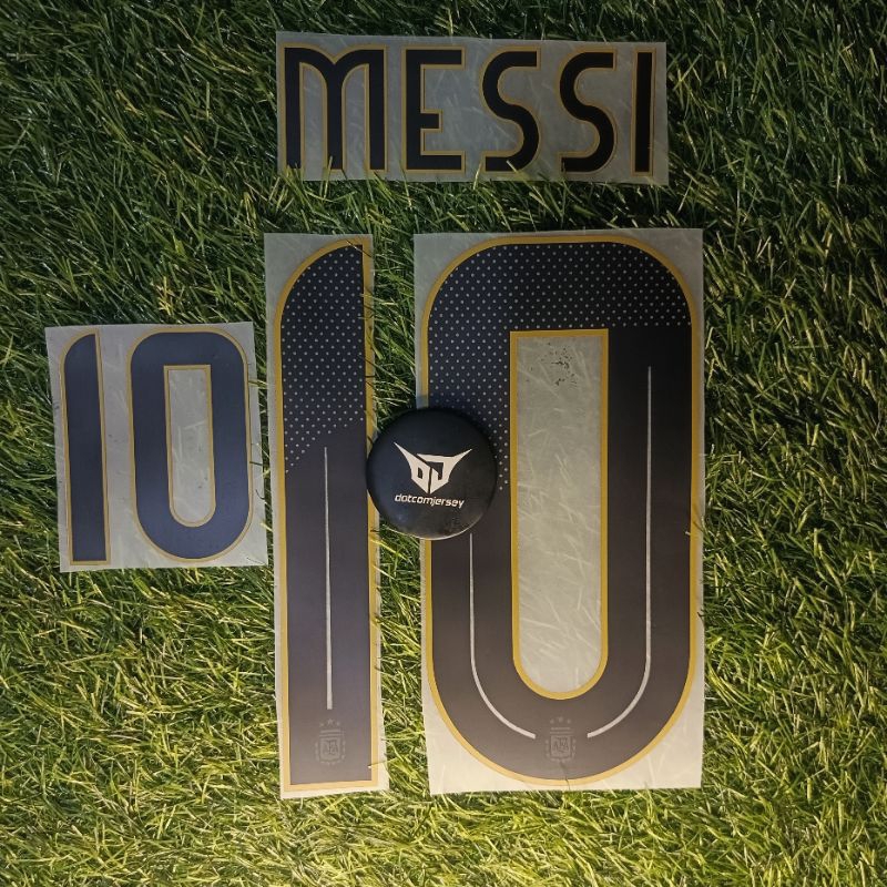 font nameset argentina home 2024 messi