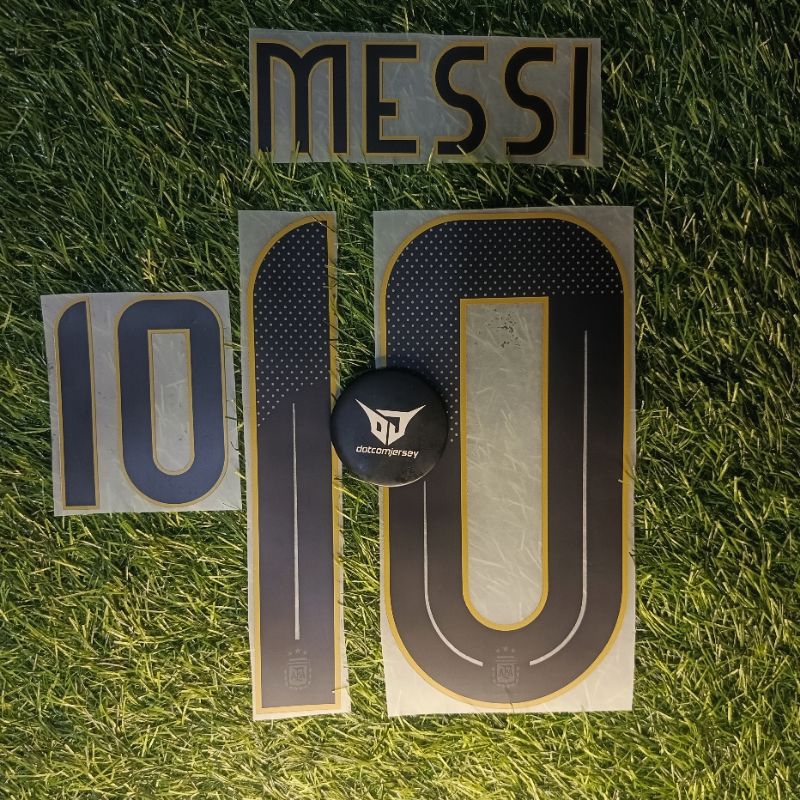 font nameset argentina home 2024 messi