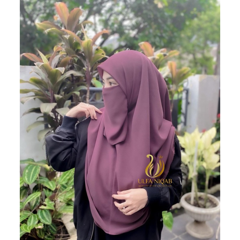 HIJAB SEGIEMPAT INSTAN SET CADAR PENDEK | CADAR MINI