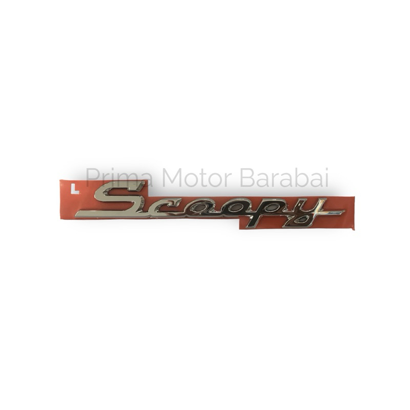 Emblem Body Cover Kanan/Kiri - Scoopy FI - 87123K16A00/87124K16A00