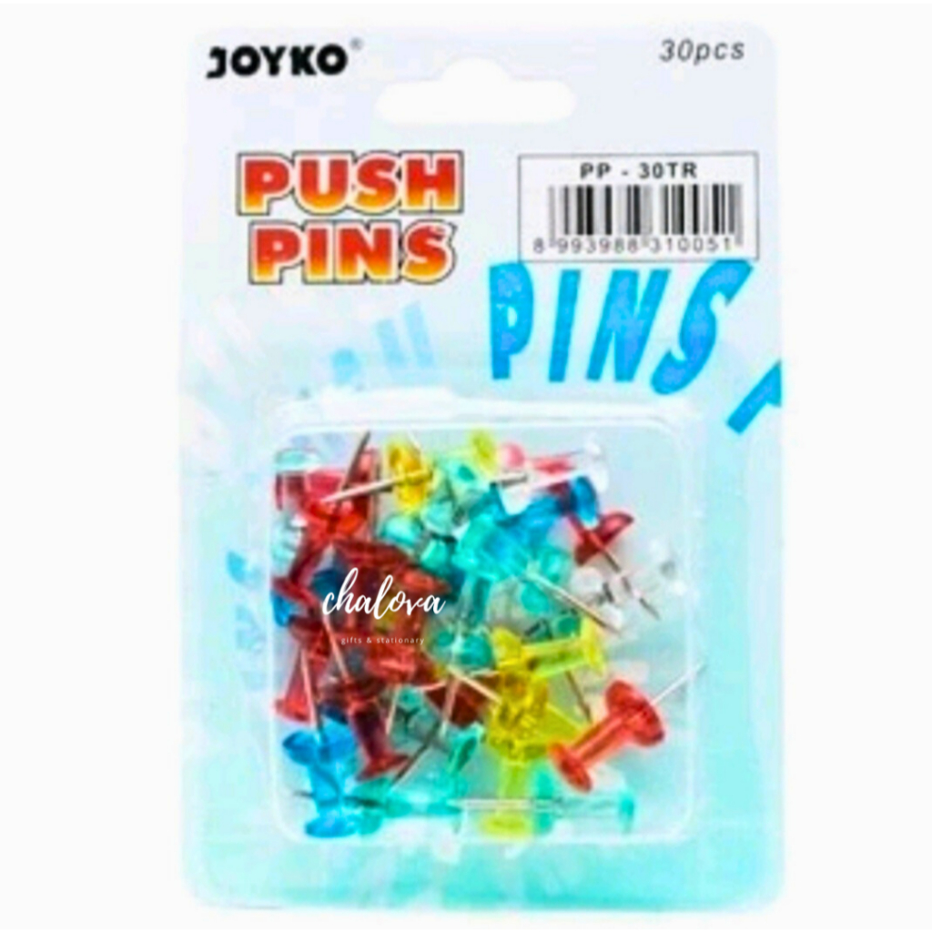 

[PCS] PUSH PIN JOYKO TR-30 TRANSPARAN / TANCAPAN JOYKO