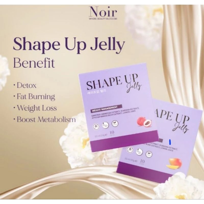 

NOIR SHAPE UP JELLY LYCHEE & MANGGO