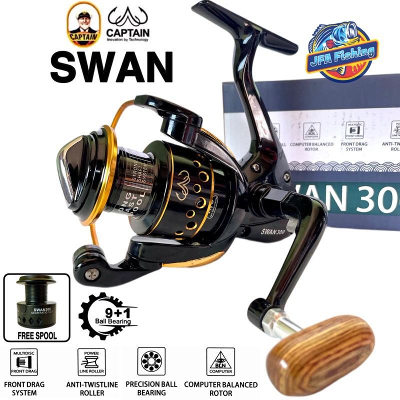 Reel Spinning Captain SWAN 200/300 9+1Bb