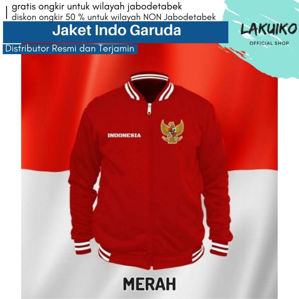 JAKET INDO GARUDA - Jaket Indonesia Garuda / Jaket Kemerdekaan