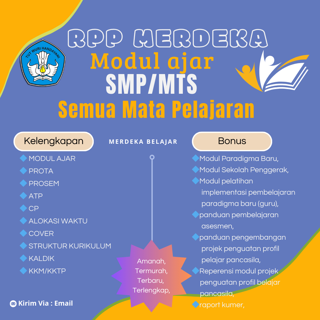 

Modul Ajar Kelas 9 SMP/Mts Semua Mata Pelajaran Lengkap Kurikulum Merdeka