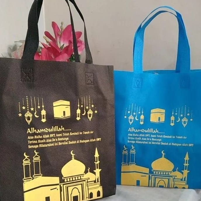 

KP8 1 lusin isi 12 pcs Tas Press souvenir oleholeh haji umroh