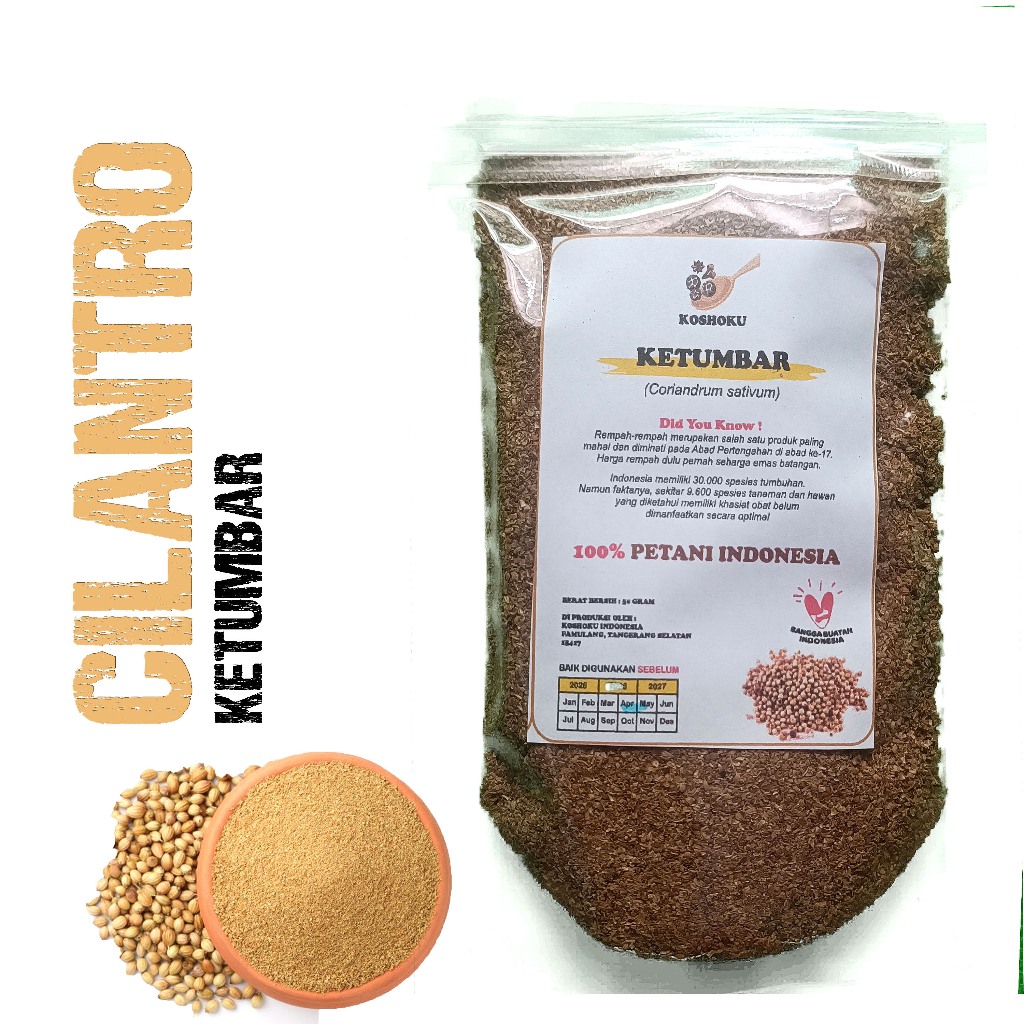 

Ketumbar Bubuk 50 Gram Organik Tanpa Campuran