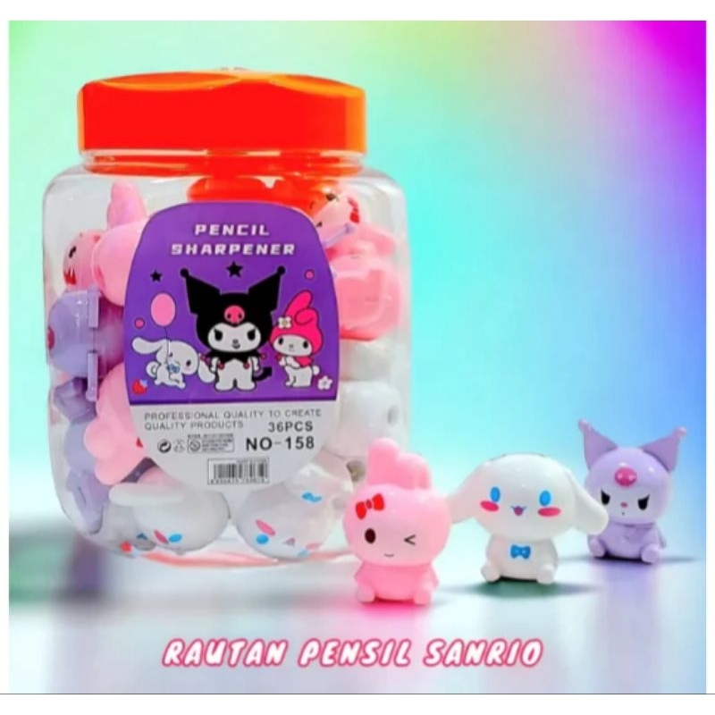 

Serutan Rautan Sanrio Orotan Pensil Sanrio Kuromi Cinnamorol Melody Serutan