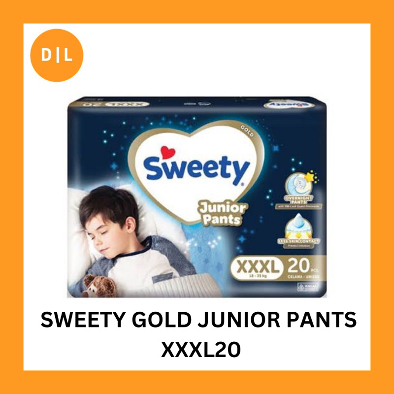 SWEETY Gold Junior Pants Popok Celana XXXL20 XXXL 20