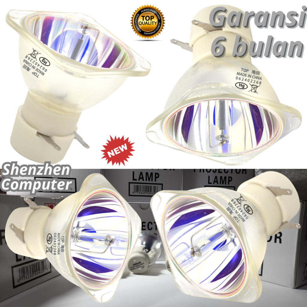 Lampu Proyektor BenQ BX3040 MS527 MS614 MS612ST MS619ST MX503 MX507 Projector Lamp Bohlam