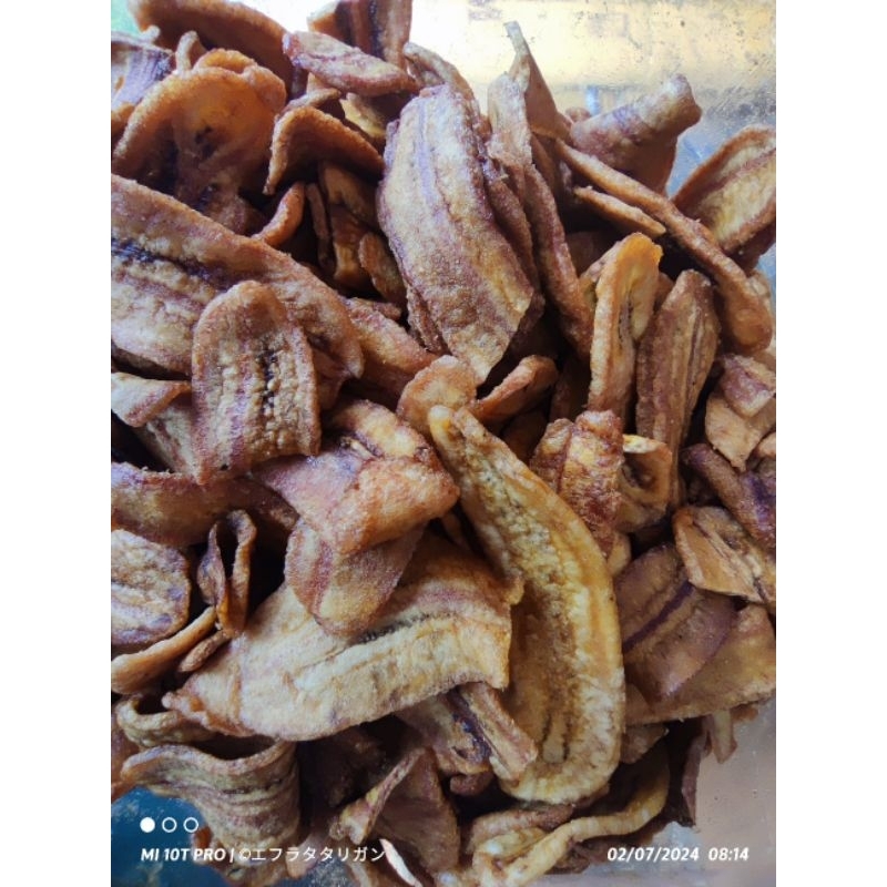 

Kripik Pisang Sale Kering (3 Kg)