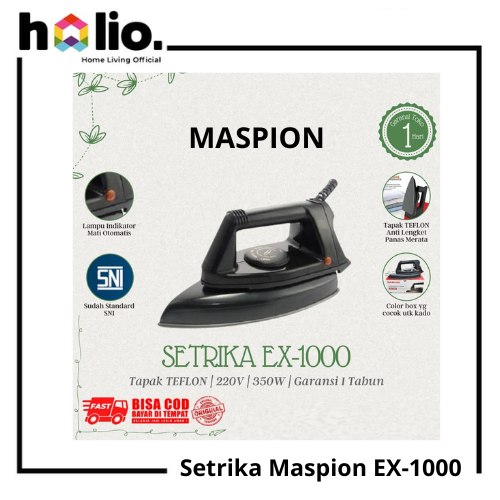 Holio Setrika Listrik Maspion EX-1000 / EX1000 / EX 1000