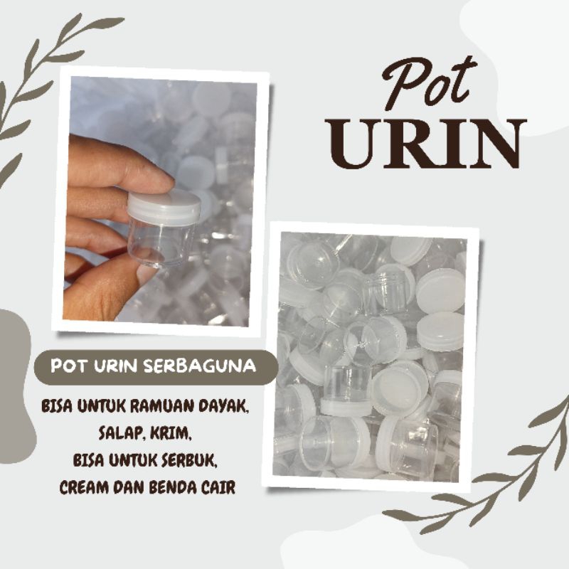 Pot cup wadah urin urine salep 10 cc gr gram ml 10cc 10gr 10ml