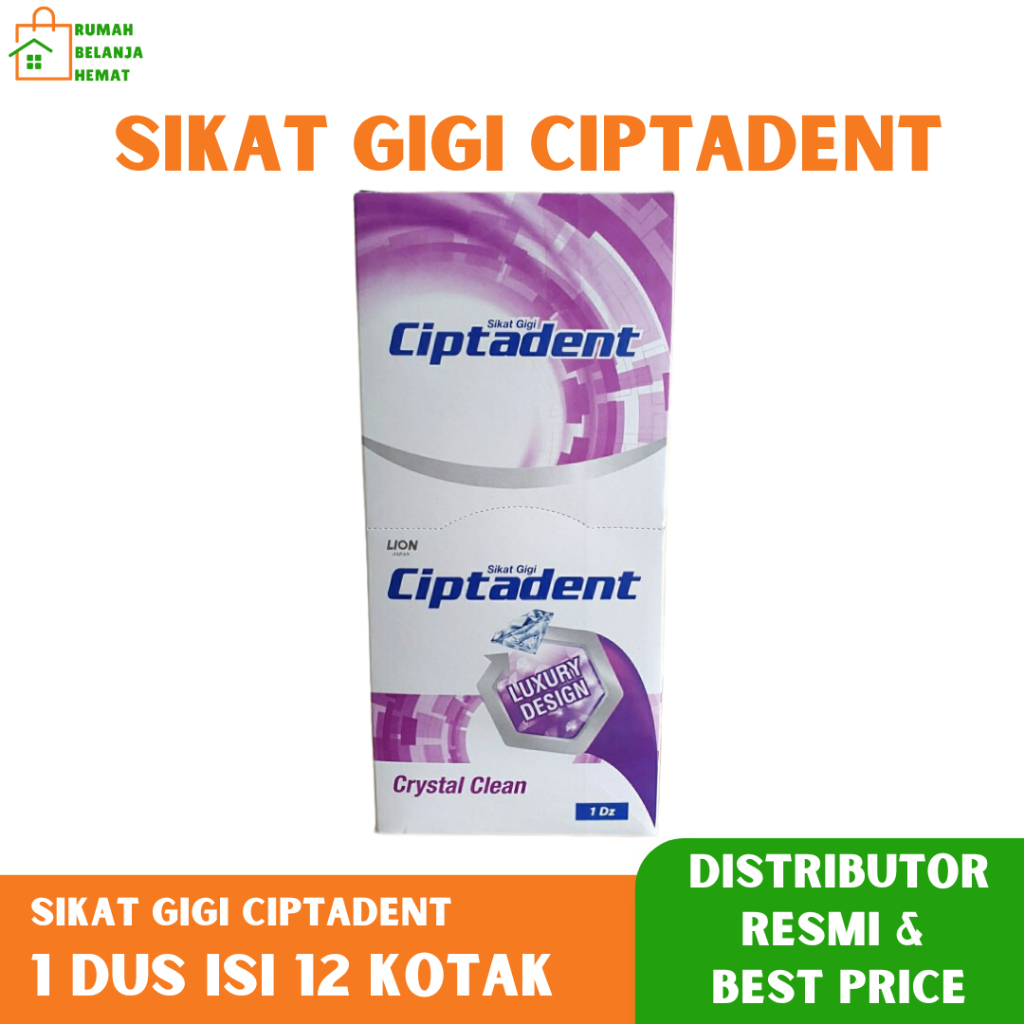 Ciptadent Sikat Gigi Kemasan 1 Dus isi 12 Kotak