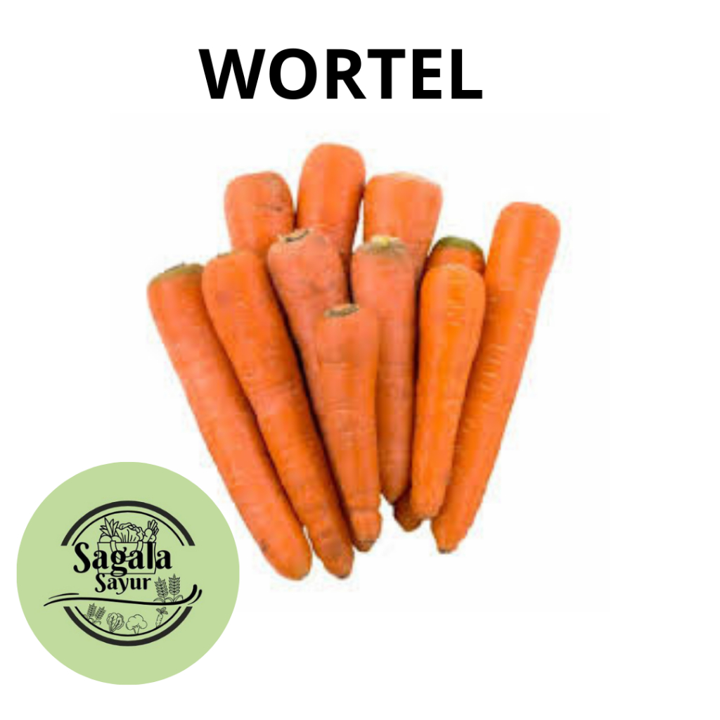 

Wortel lokal per250gr 500gr & 1kg sayur segar dan sehat