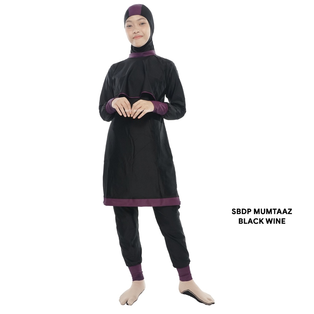SULBI - Baju Renang Dewasa Muslimah Baju Renang Syari Wanita Baju Renang Berlayer