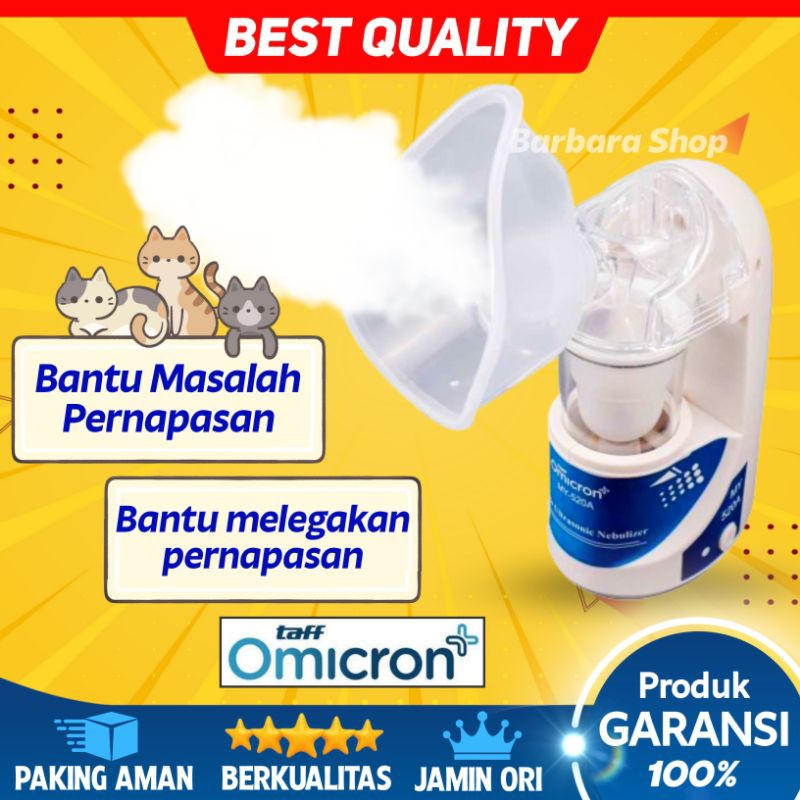 Alat Uap Pernafasan Inhale Nebulizer Portable Terapi Asma Anak Bayi Dewasa Flu Batuk Ultrasonic