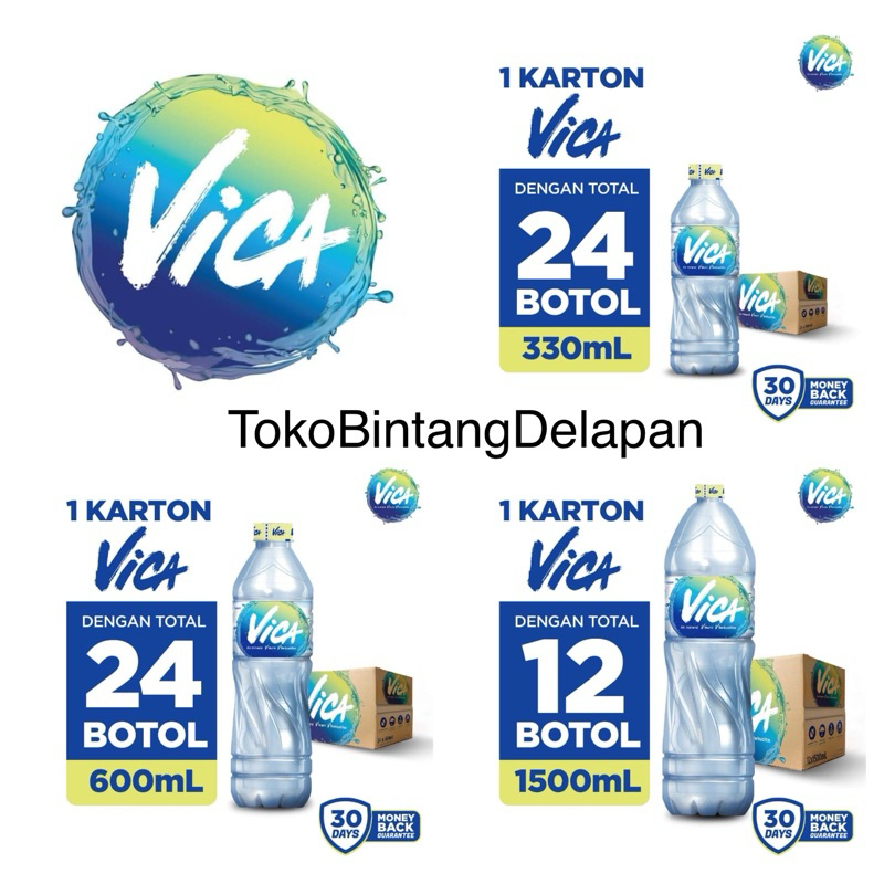 

Air Mineral VICA (330ml/600ml/1500ml)