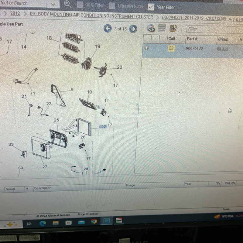 HEATER CHEVROLET SPARK 1.2