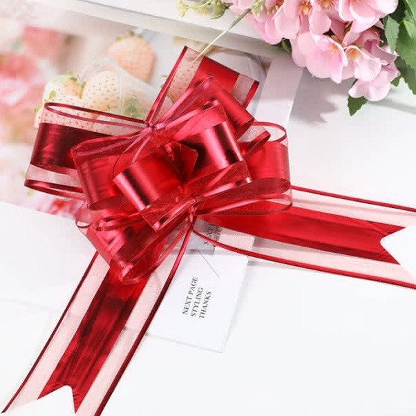 

Ekstra 1PCS Pita Tarik Jumbo Import Pita buket bunga Pita Souvenir PS27
