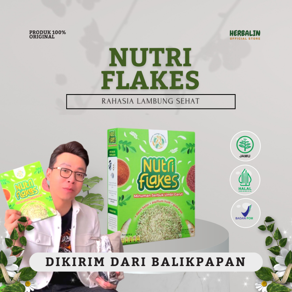 

Nutriflakes - Makanan Sarapan Sereal Umbi Perbaiki System Pencernaan Kontrol Kadar Gula Darah & Tingkatkan Antibodi Imunitas Balikpapan