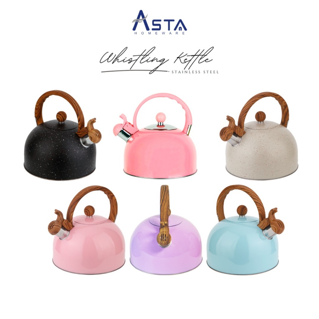 Asta Teko Siul Stainless Steel Whistling Kettle 3 Liter