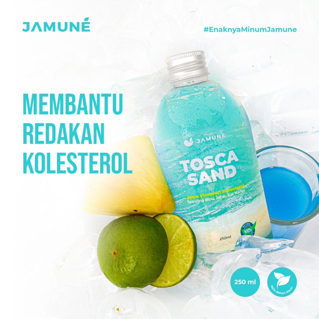 

Jamu Pereda Kolesterol Tosca Sand 250ml by Jamune