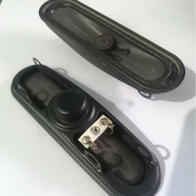 2pcs Loud Speaker Oval 4 Ohm 5 Watt 130mmx35mm Sepasang TV Monitor Sound System Portable Zeppelin