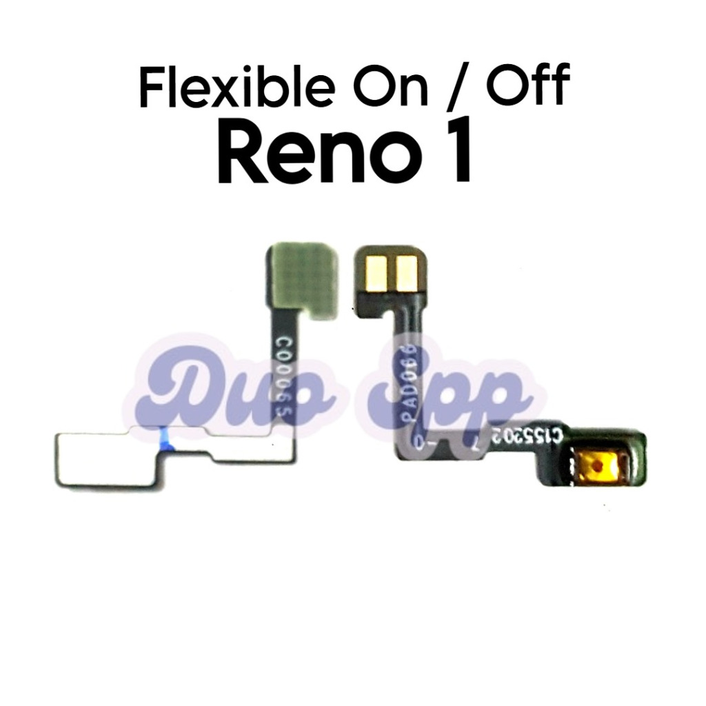 Flexible Konektor Power On Off OP  Reno1 / Reno 1 / PCAM00 / PCAT00 /CPH1917 - Flexibel Fleksibel Fl