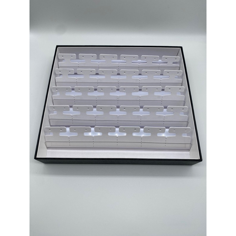 Aineed | Kotak Anting, Stund Anting, Kotak Perhiasan, Display Anting Gantung, Kotak Perhiasan hitam