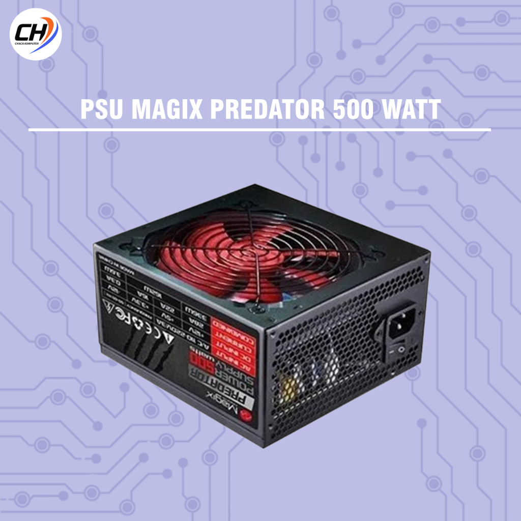 Power Supply Magix Predator 500 Watt