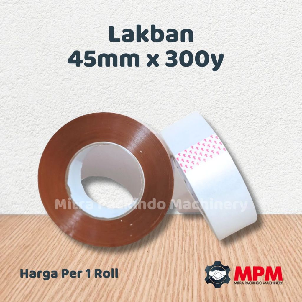 

Lakban Bening Coklat 300 Yard Clear Tan 300y