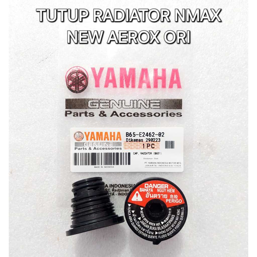 TUTUP RADIATOR NMAX NEW AEROX ORIGINAL B65-E2462-02