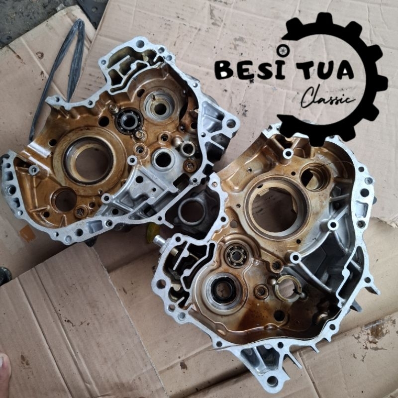 Crankcase blok kalter tengah kanan kiri nomer mesin verza 150 megapro mono 150 injeksi megapro monos