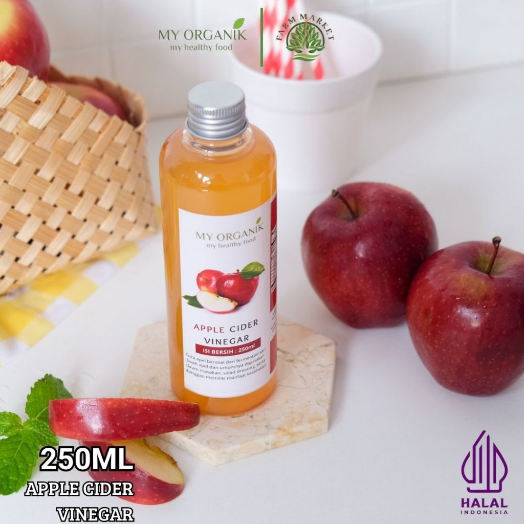 

My Organik Cuka Apel Organik 250 ml Minuman Diet dan Kesehatan Apple Cider Vinegar With The Mother
