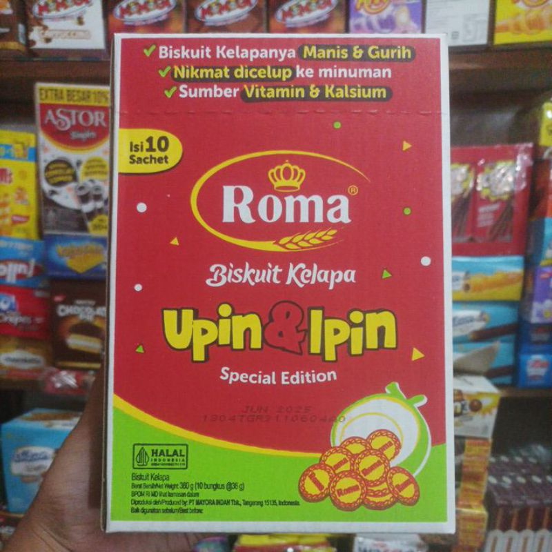 

Biskuit Roma kelapa kemasan BOX isi 10pcs