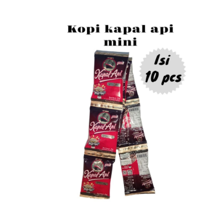 

Kopi Kapal Api Special Mini tanpa gula 10 sachet x 6 gr [HARGA 1 RENTENG] kopi mini / kapal api / kopi special