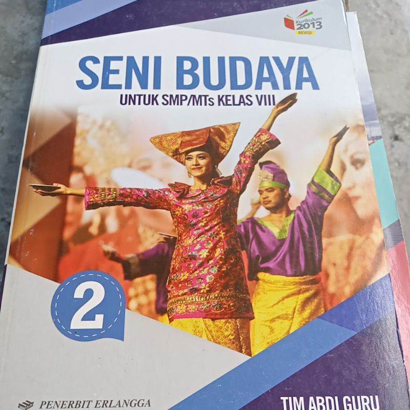 buku seni budaya kelas 8 penerbit Erlangga