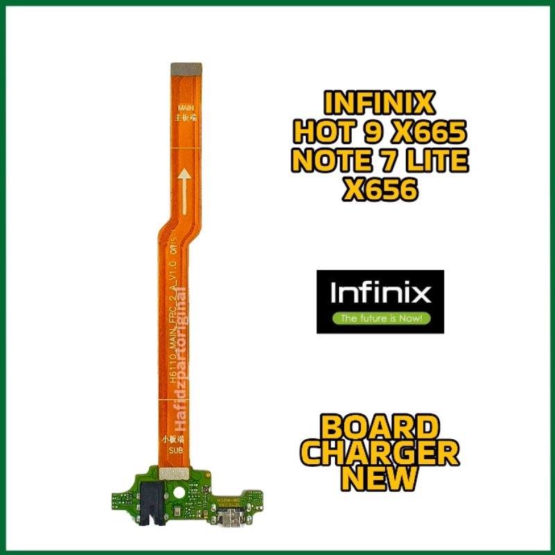 Flexibel Flexible Board Charger Papan Konektor Cas Infinix Hot 9 / Note 7 Lite X656 Copotan Cabutan 