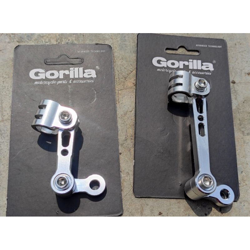 pangkon selang rem depan CNC gorilla model panjang dan pendek brecket breket selang rem depan cnc go