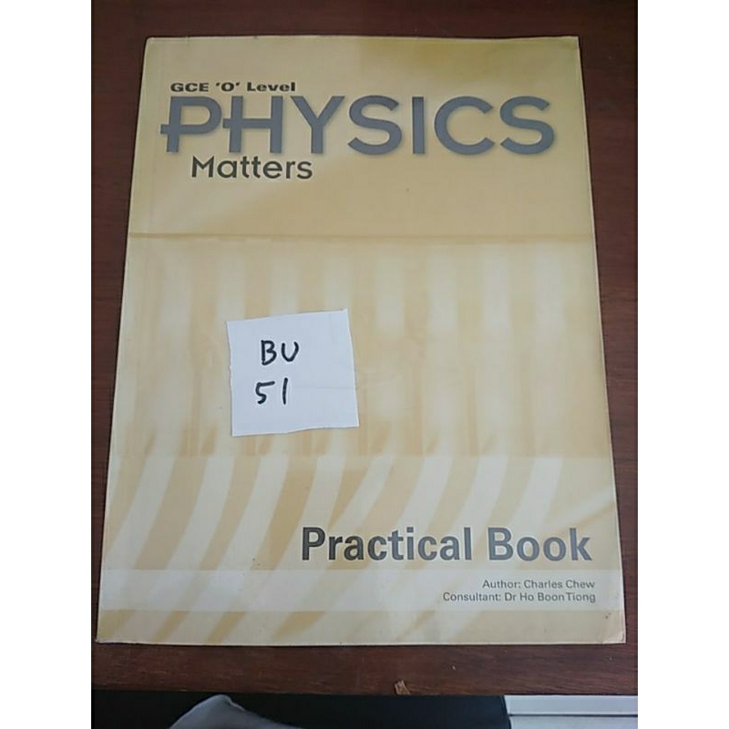 

GCE 'O' PHYSICS MATTERS KELAS 9 (BU51)