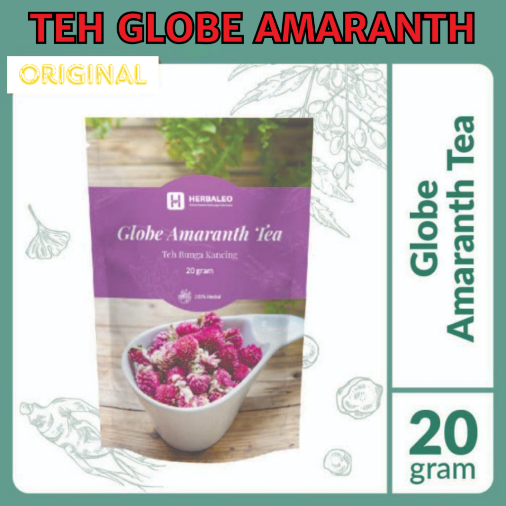 

Kila Original Herbaleo Globe Amaranth Tea 20 Gr ( Teh Bunga Kancing )