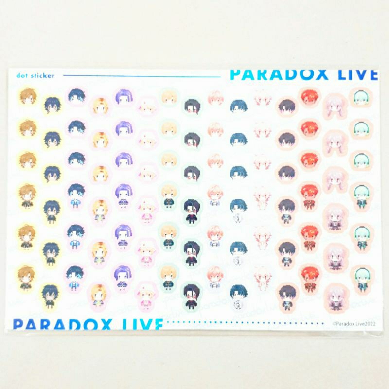 Paradox Live Dot Sticker Ver 2 (Buraikan, Visty, Amprule, 1Nm8, Goku Luck)