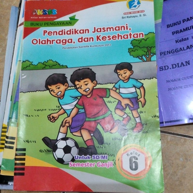 LKS Pendidikan Jasmani, olahraga, dan Kesehatan Kelas 6 Semester Ganjil Akses Edisi Revisi 2018