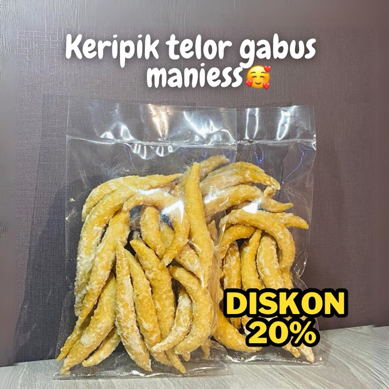 

Keripik Telor Gabus maniess