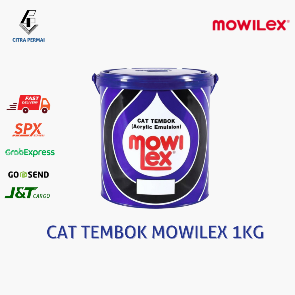 CAT TEMBOK/CAT DINDING/CAT TAMAN MOWILEX EMULSION 1KG