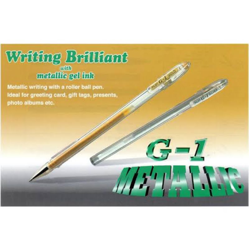 

Pulpen Pilot G1-7T Gold / Silver BL-G1-7T 0.7mm Satuan