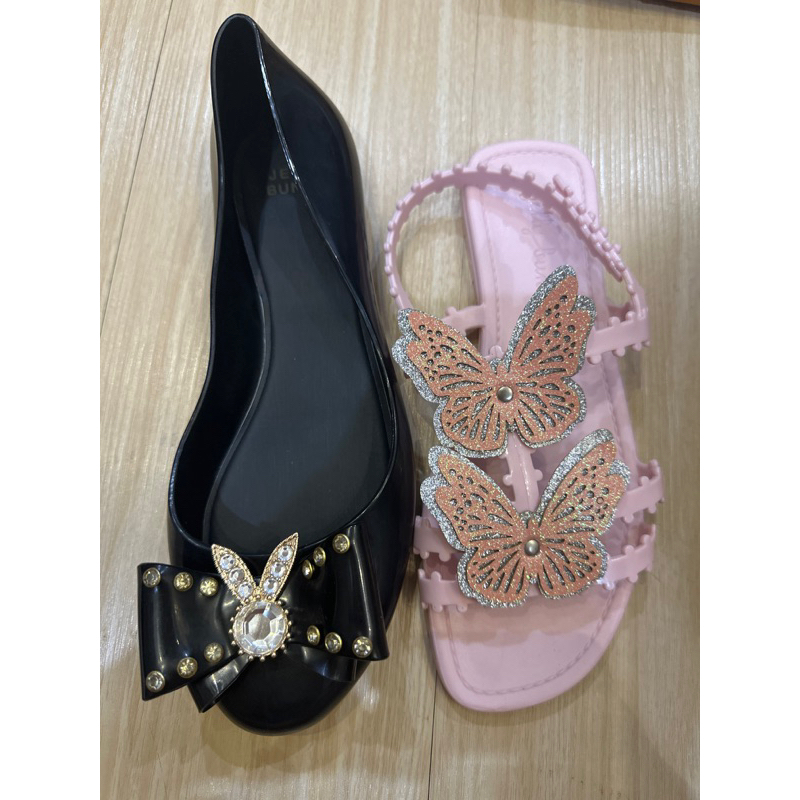 ready sepatu shoes flat jelly bunny original import bkk bangkok