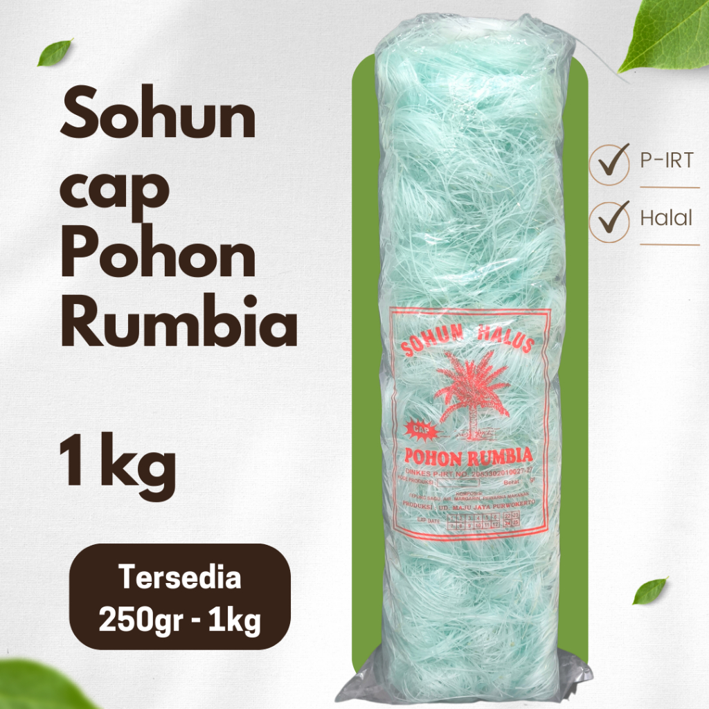 

Sohun / soun Cap Pohon Rumbia khas Purwokerto 1 kg