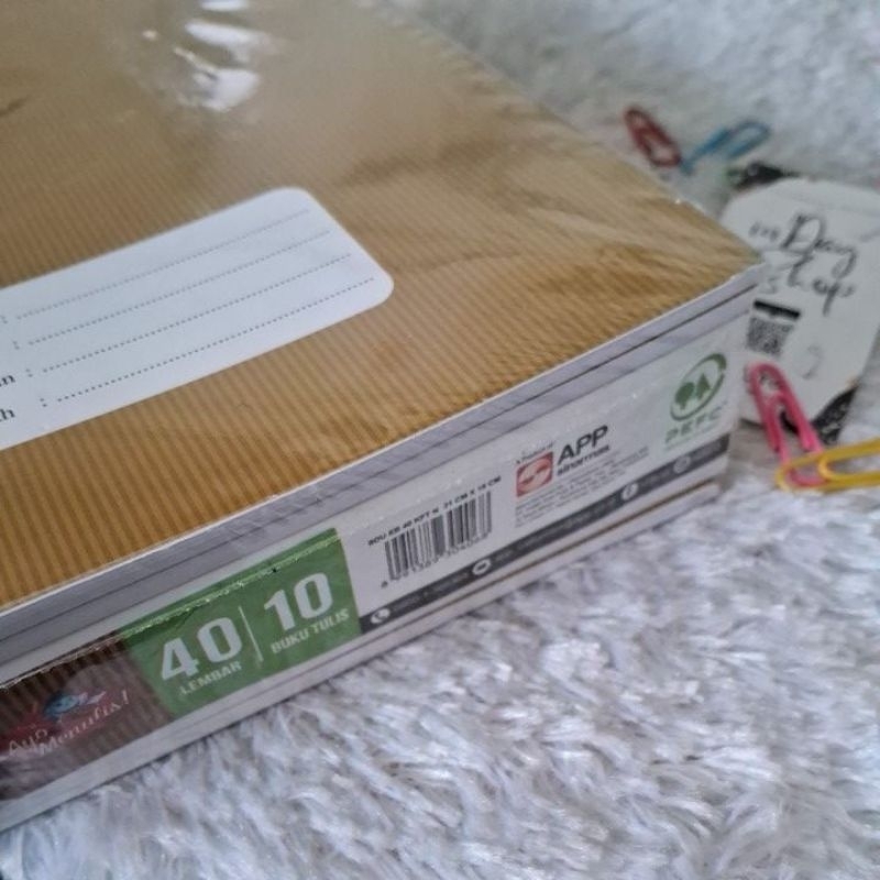 

(10pcs) Buku Tulis Sidu Kraft '40 | INDAY SHOP